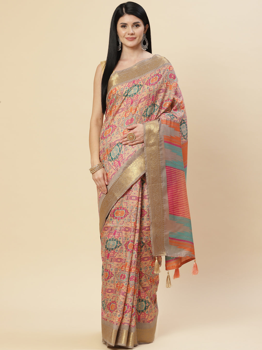 Patola Printed Handloom Saree