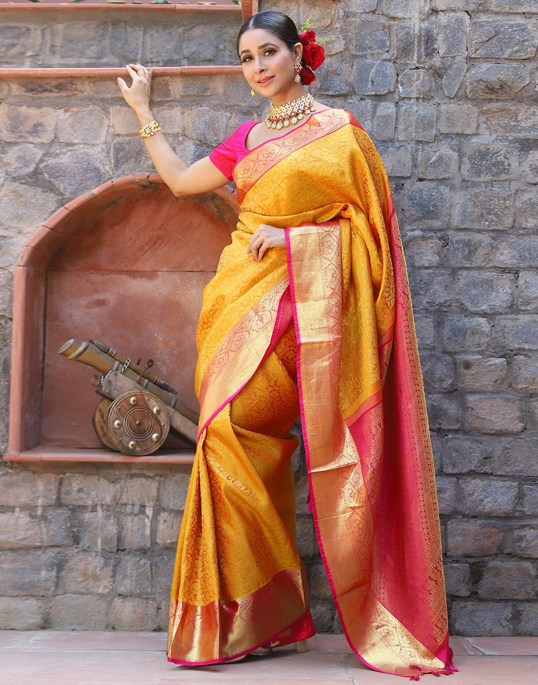 MBZ Meena Bazaar-KANJIVARAM SILK SAREE