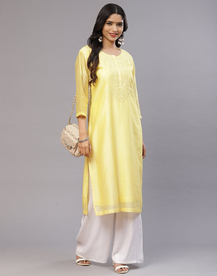 Cotton Chanderi Kurti