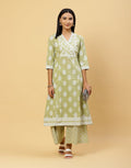 Printed Cotton Kurti With Pant
