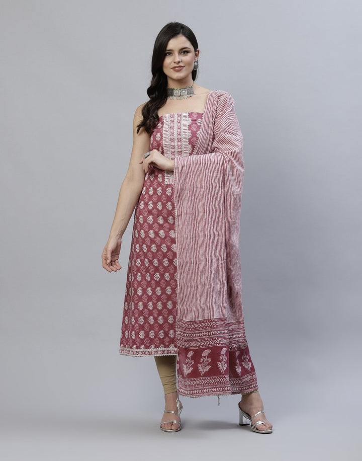 Printed Cotton Suit Piece