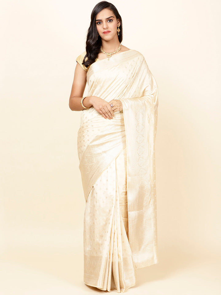 Zari Border Woven Handloom Saree