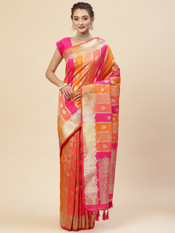 Zari Booti Handloom Woven Saree