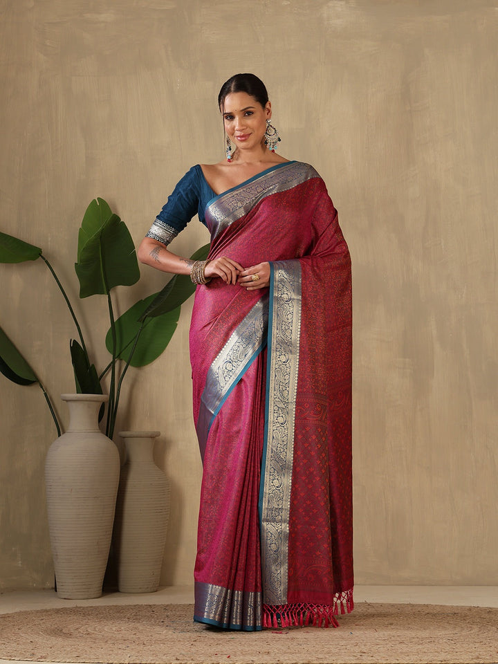 Woven Design Art Silk Saree