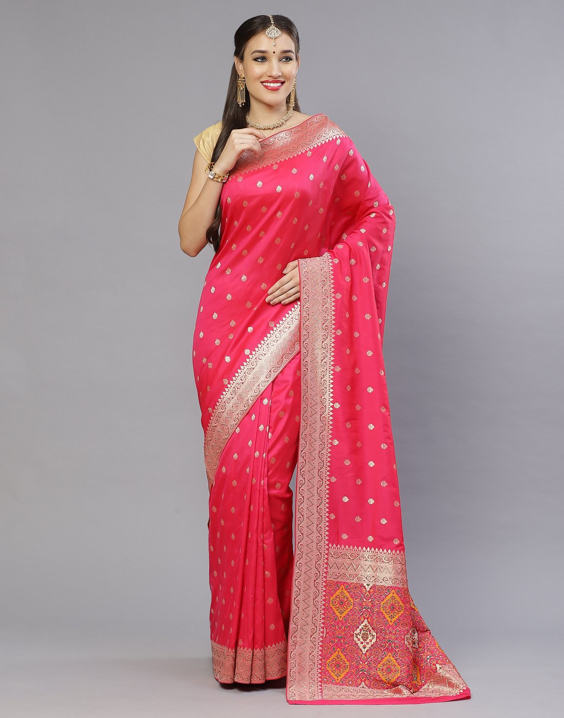 Embroidered Banarasi Saree