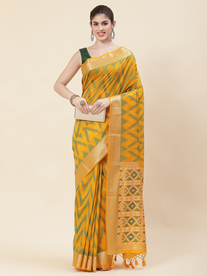 Zari Border Handloom Woven Saree