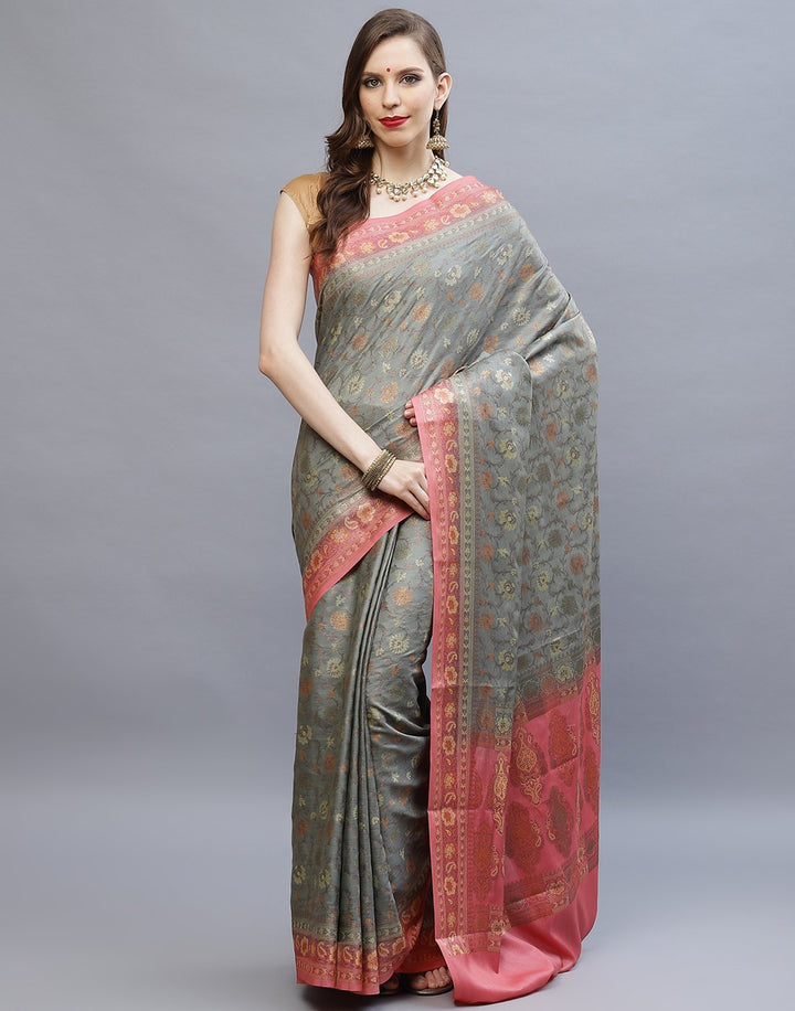 WOVN  TUSSER  SAREE