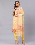 Chanderi Thread work Suit Piece