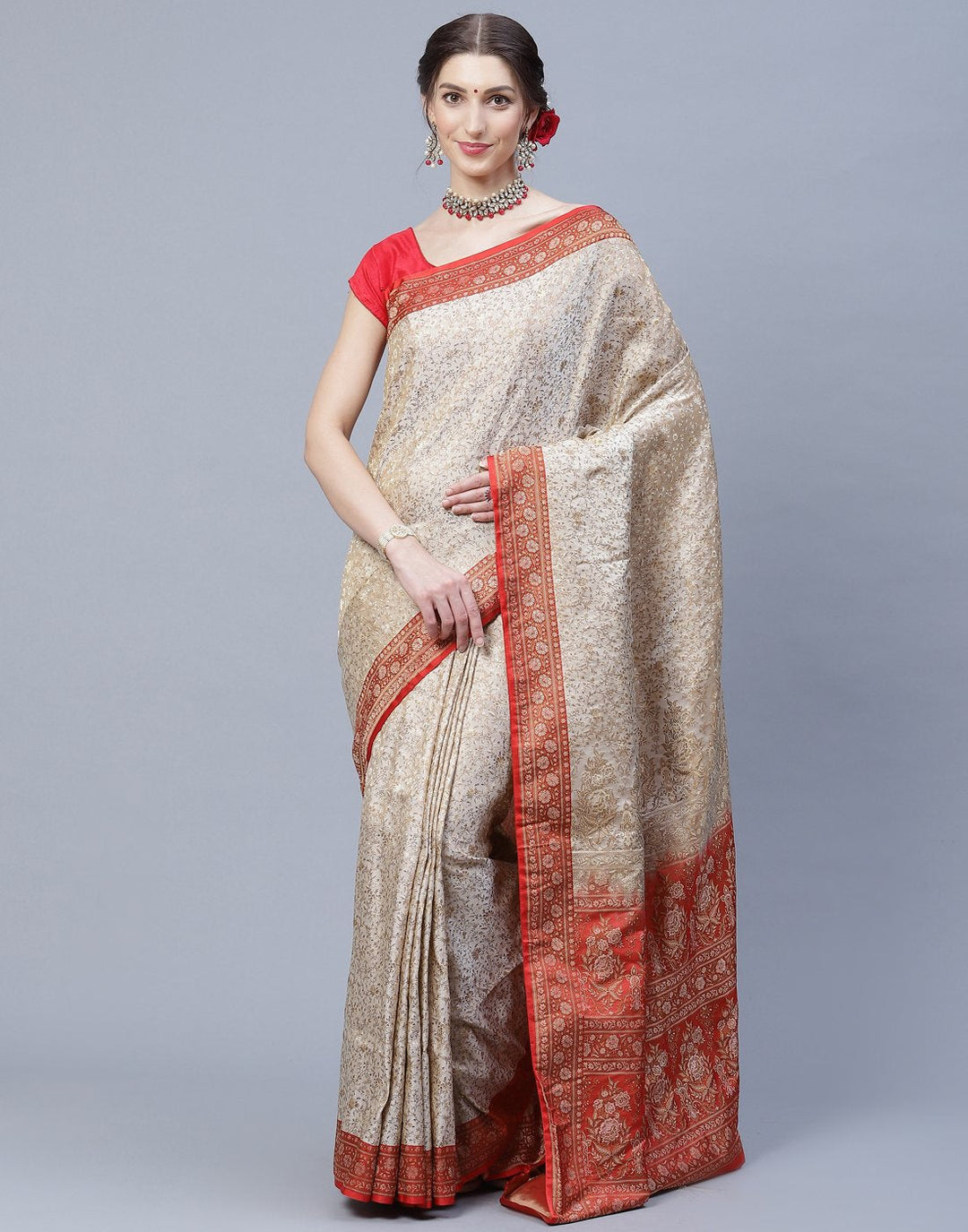 Woven Banarasi Tanchoi Saree
