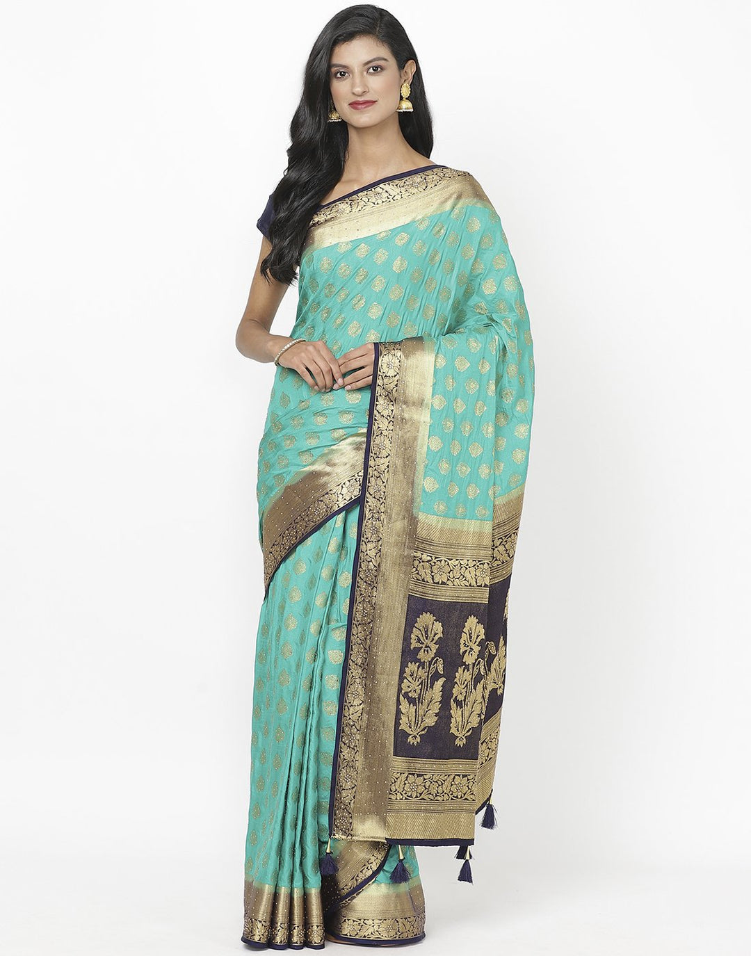 Green Art Handloom Saree