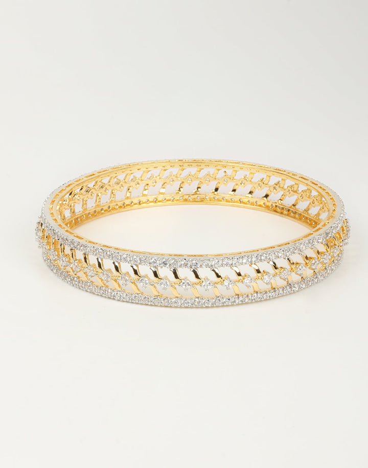 Gold And Diamond Bangles