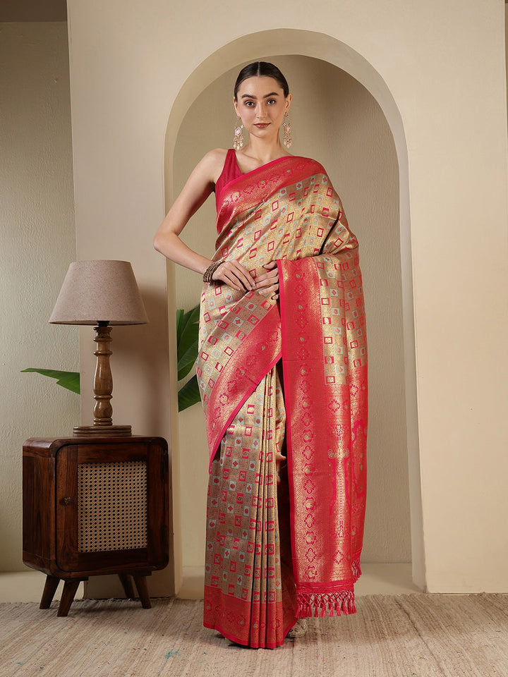 Woven Design Art Silk Saree