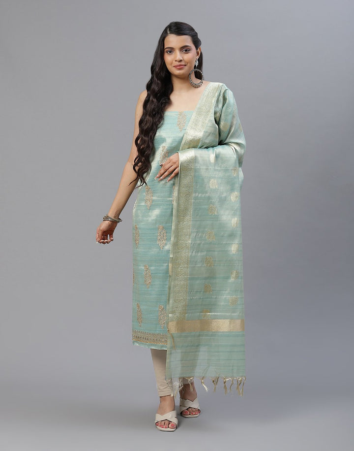 Chanderi Embroidered Suit piece