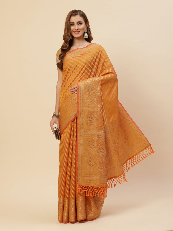 Zari Zaal Cotton Woven Saree
