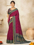 Printed Art Silk Saree