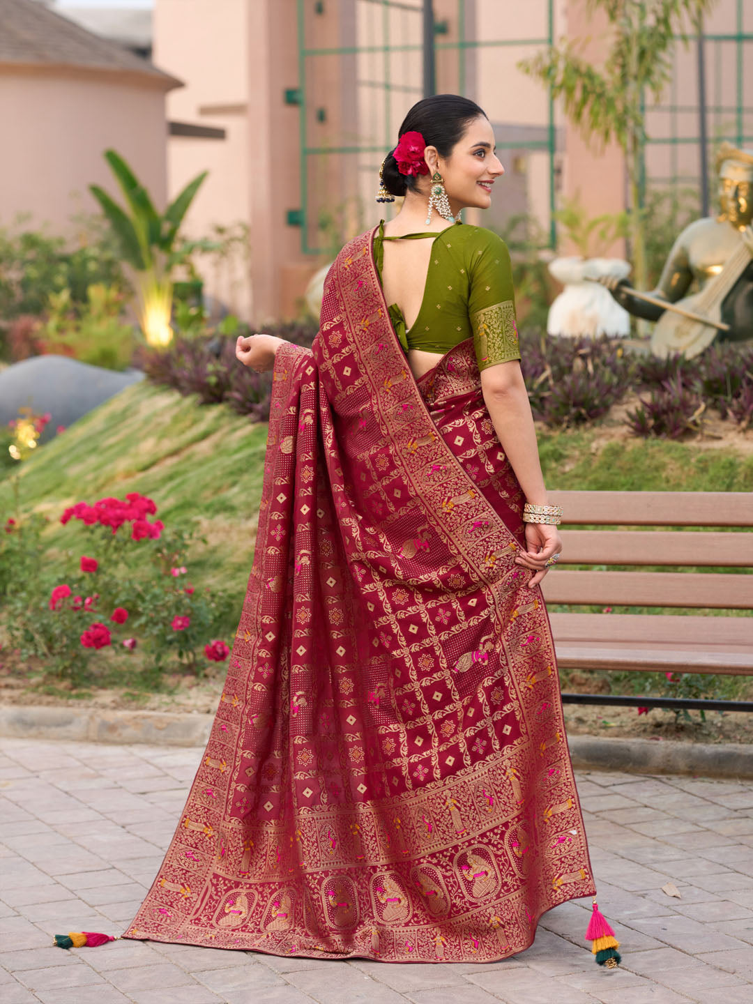 Woven Design Dola Silk Saree