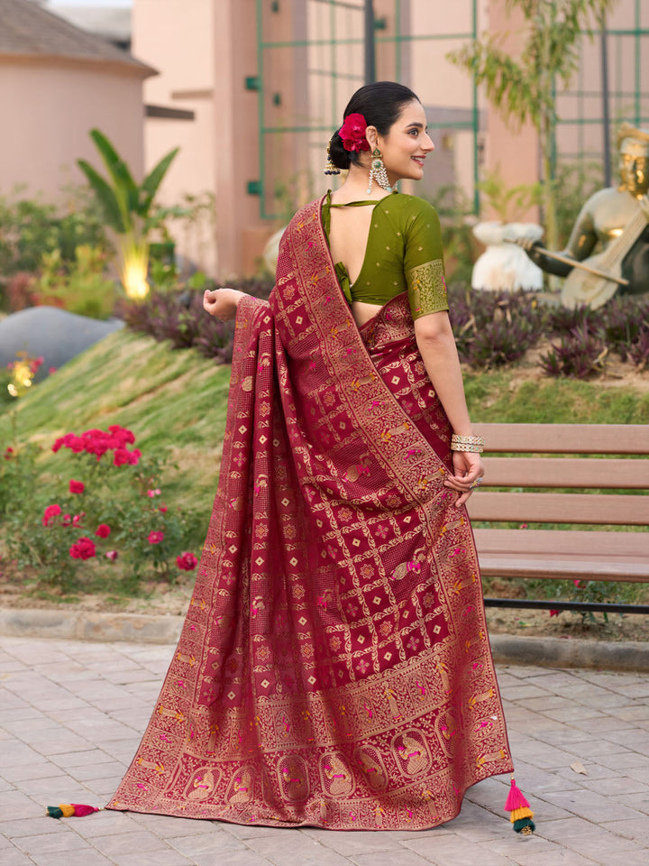 Woven Design Dola Silk Saree