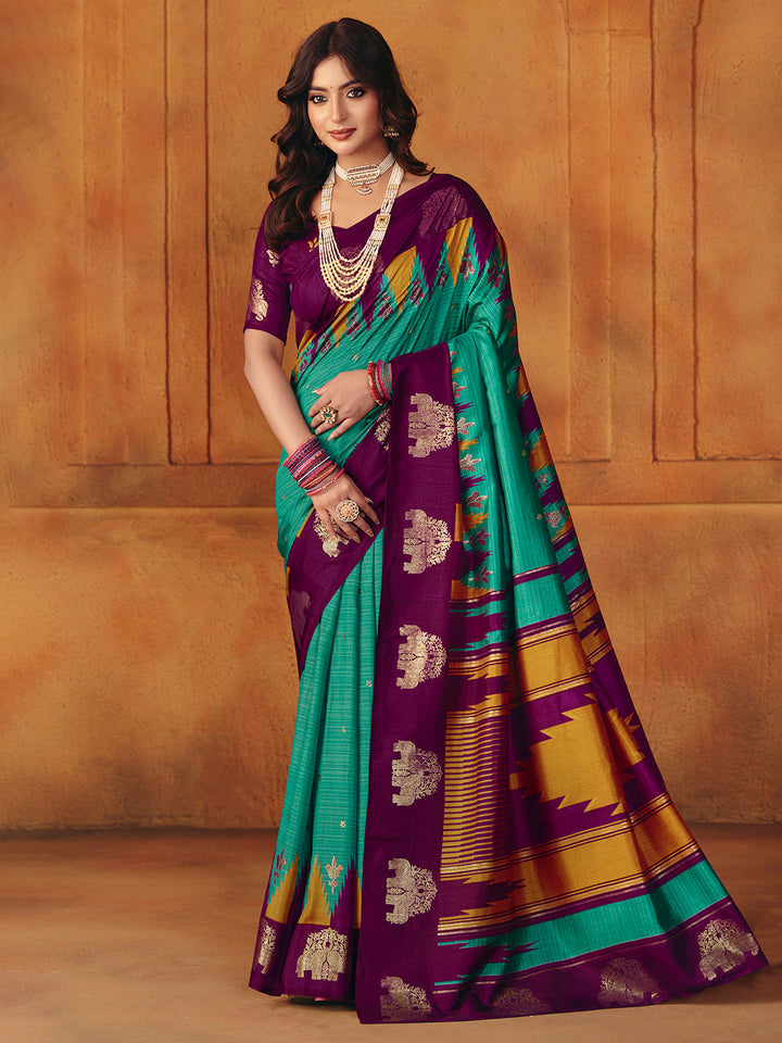 Woven Design Art Silk Saree