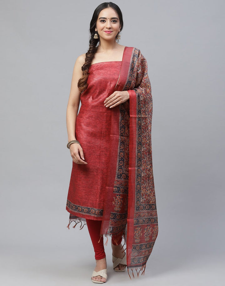 Chanderi Printed Suit Piece
