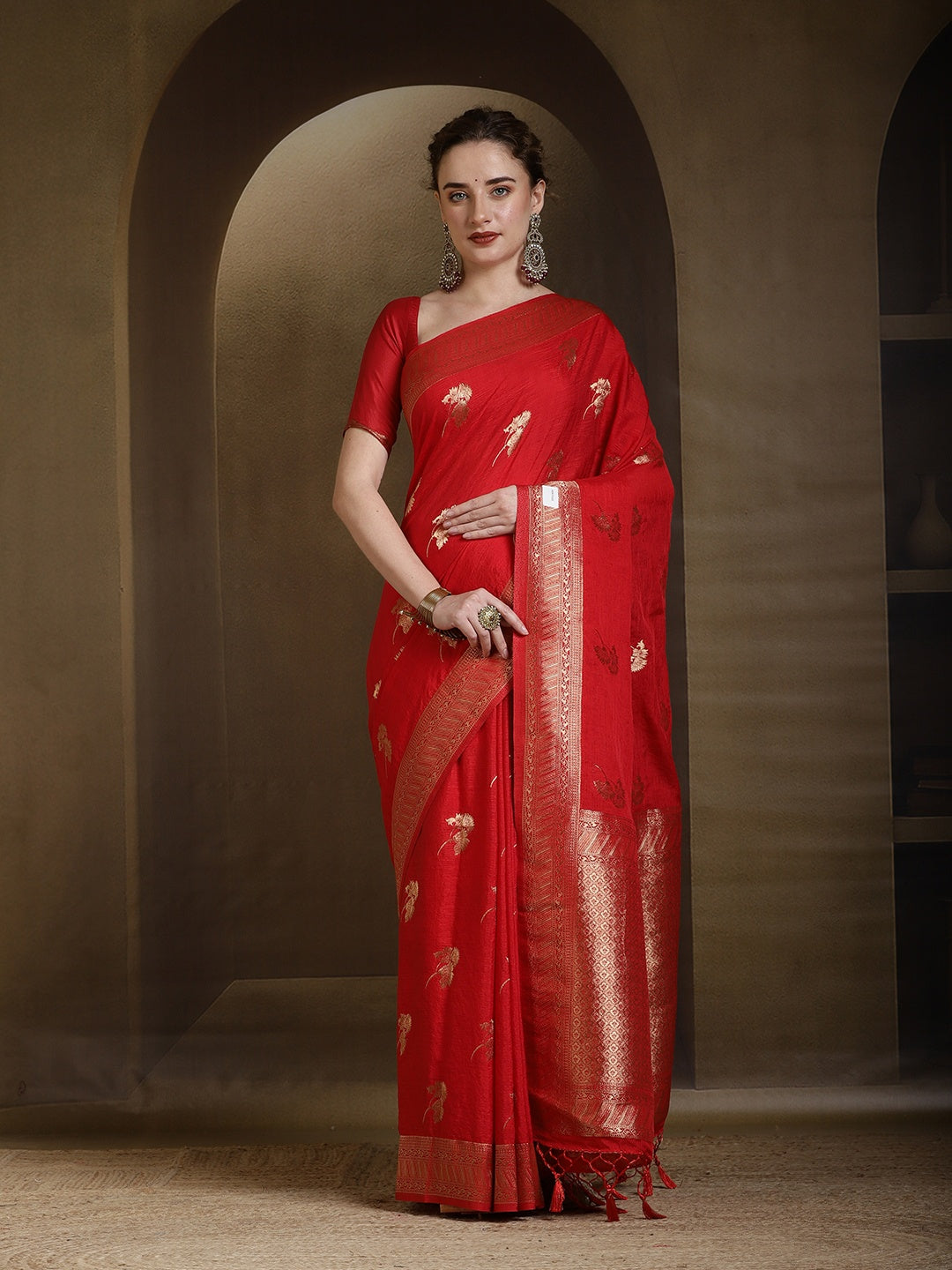 Woven Design Art Silk Saree