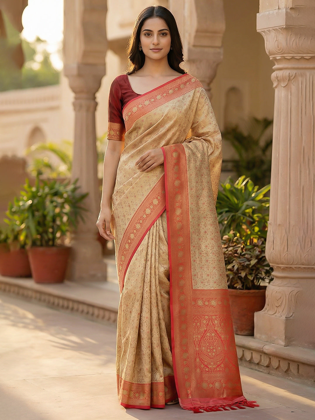 Woven Design Art Silk Saree