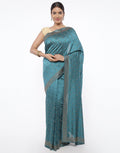 Art Dupion Silk Saree With Embroidery