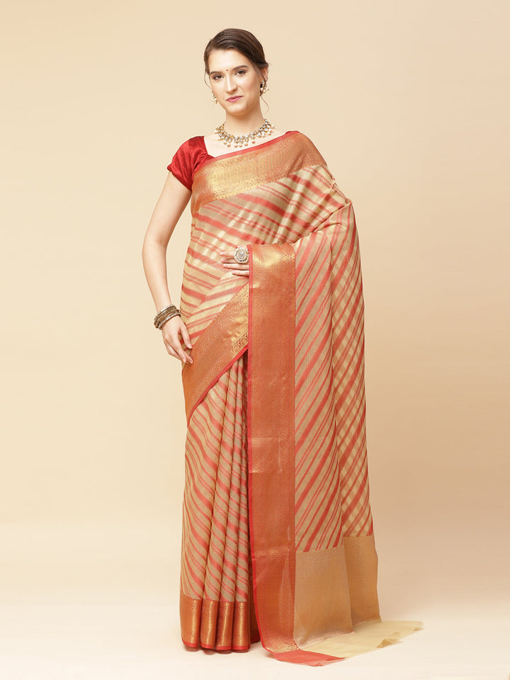 Zazri Border Cotton Woven Saree