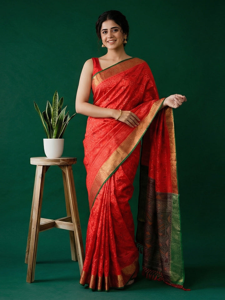 Woven Design Art Silk Saree