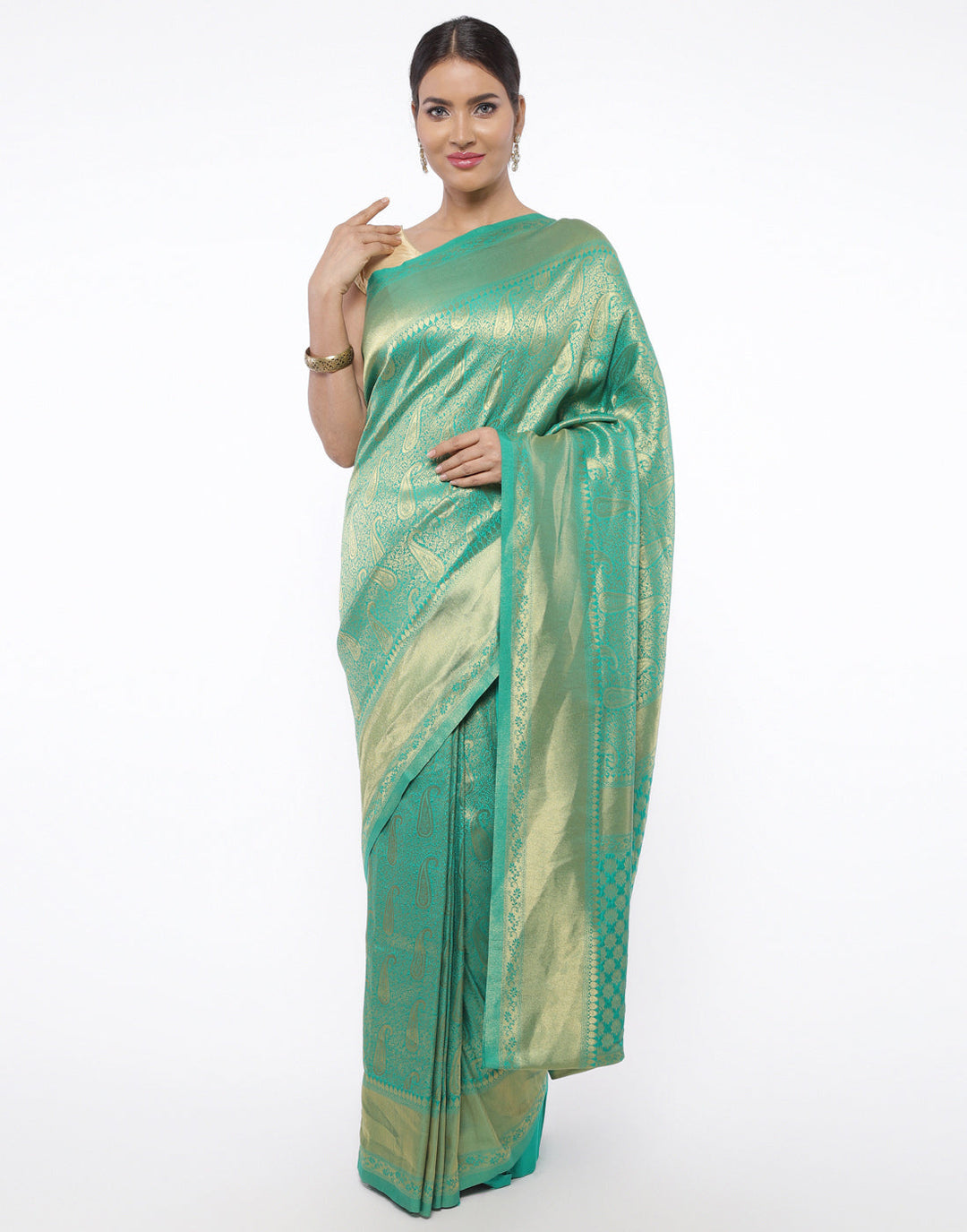 MBZ Meena Bazaar-Art Handloom Woven Saree