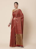 Resham Zari Border Cotton Woven Saree
