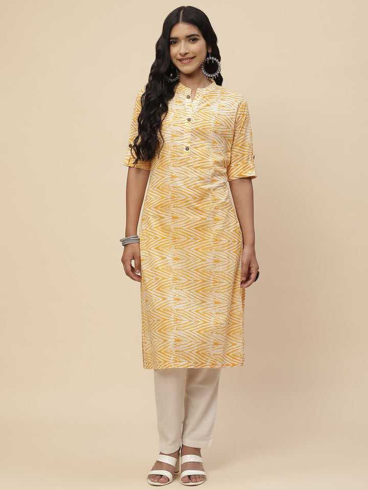 Printed Cotton Kurta