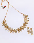 Kundan Necklace Set With Earrings