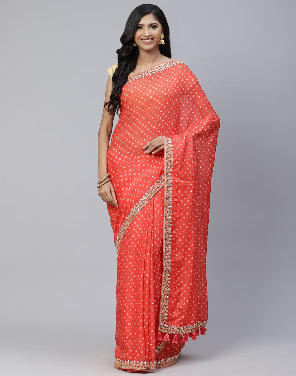 Printed Organza Saree