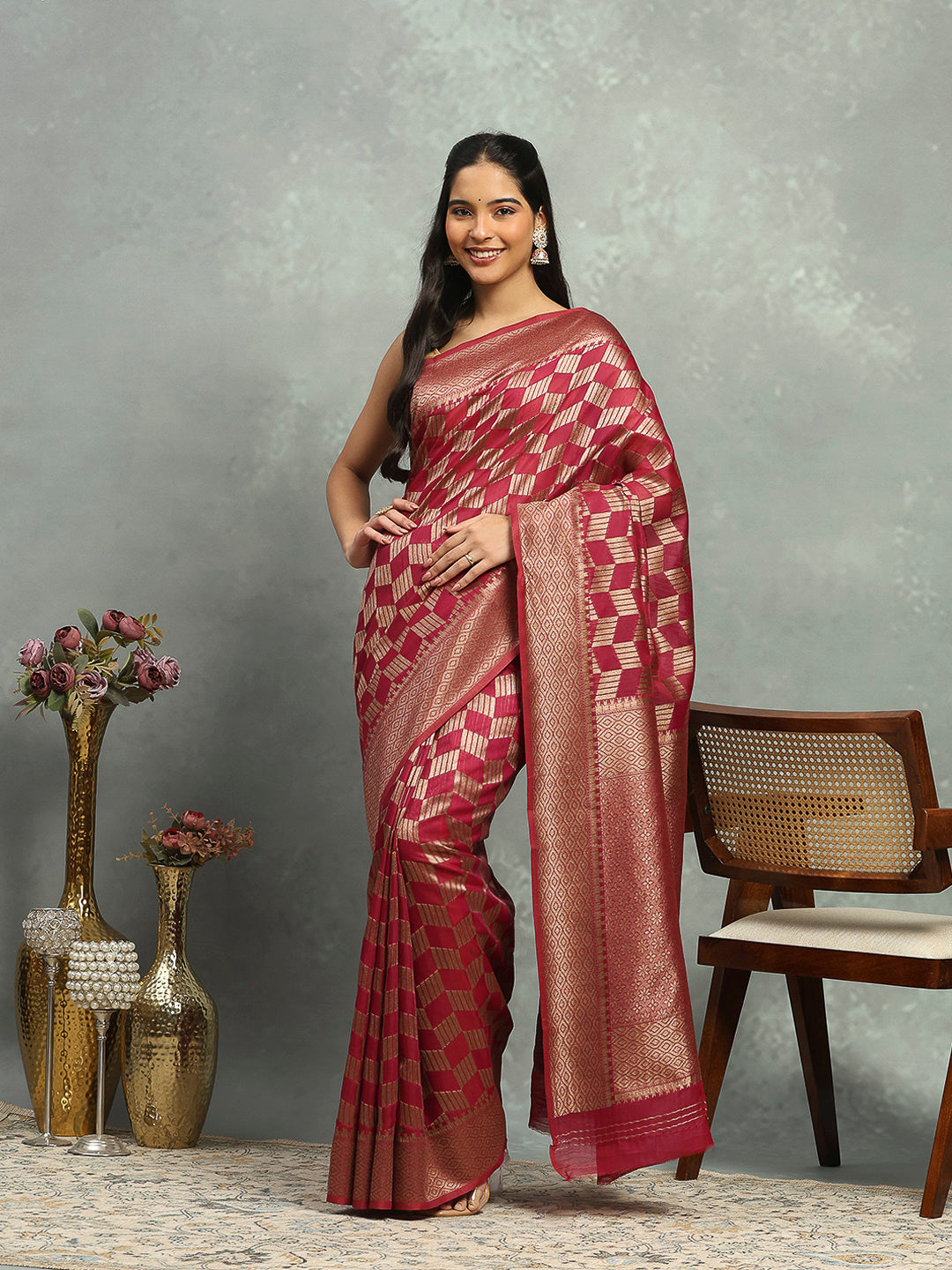 Woven Design Art Silk Saree