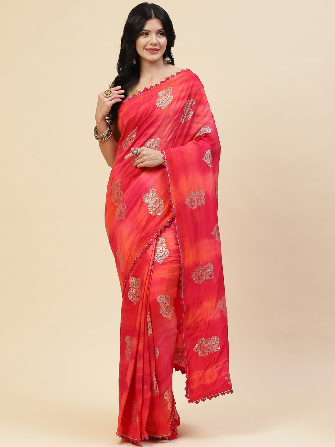 Digital Printed Handloom Saree