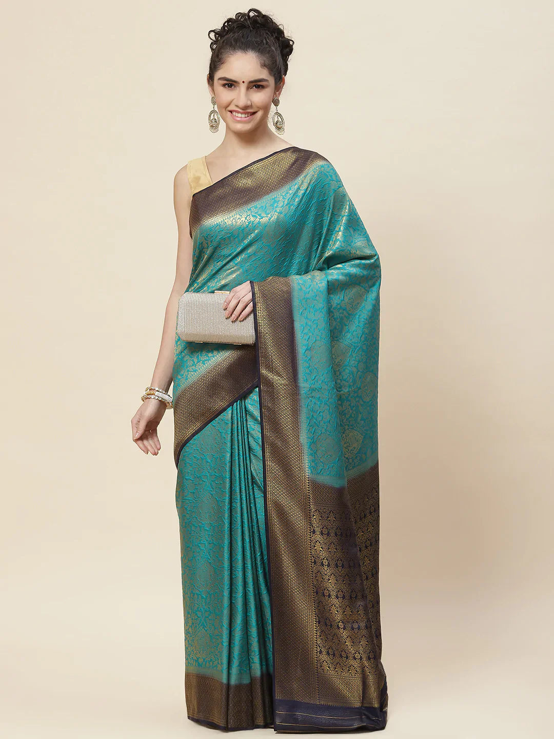 Zari Border Handloom Woven Saree