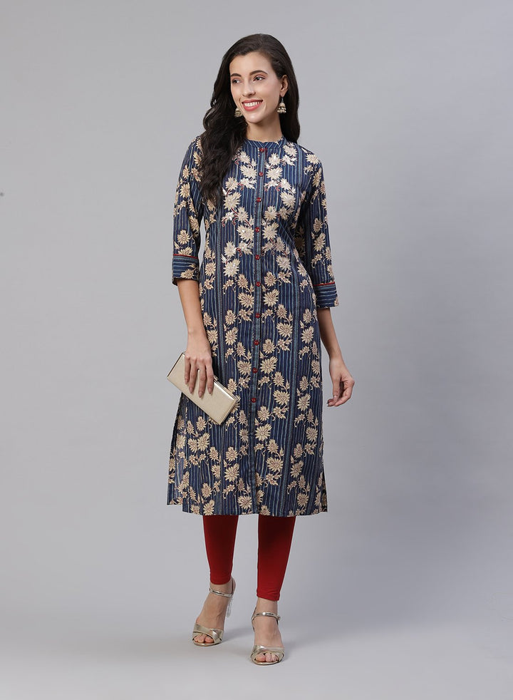 Embroidered Cotton Kurti