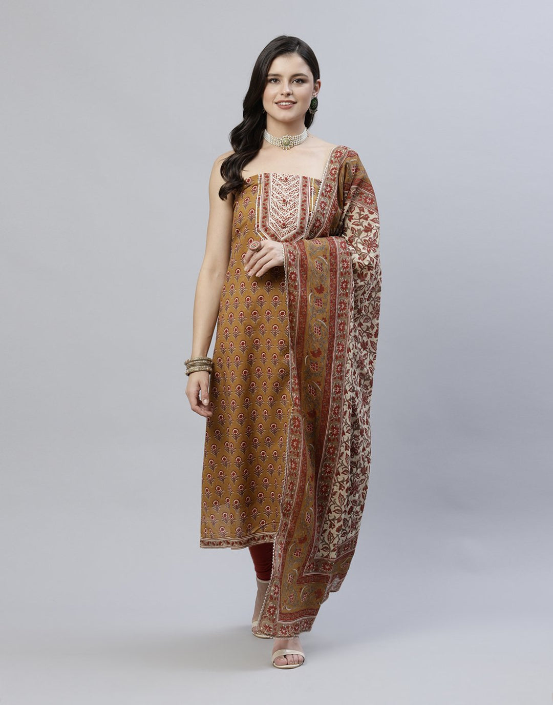 Printed Cotton Suit Piece