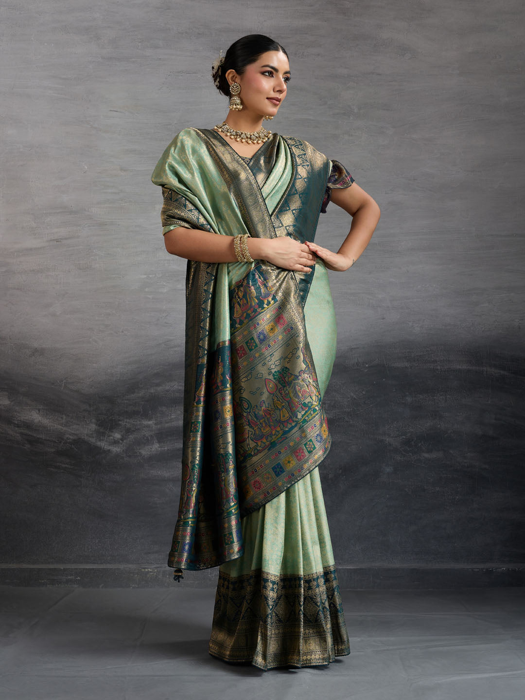 Woven Design Kanjivaram Silk Saree