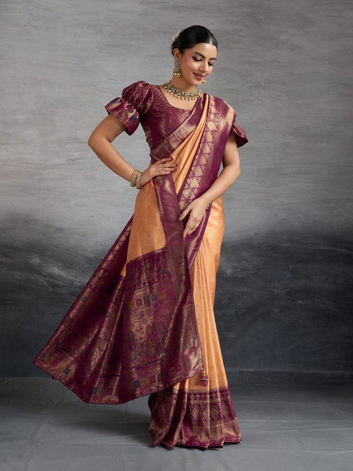 Woven Design Kanjivaram Silk Saree