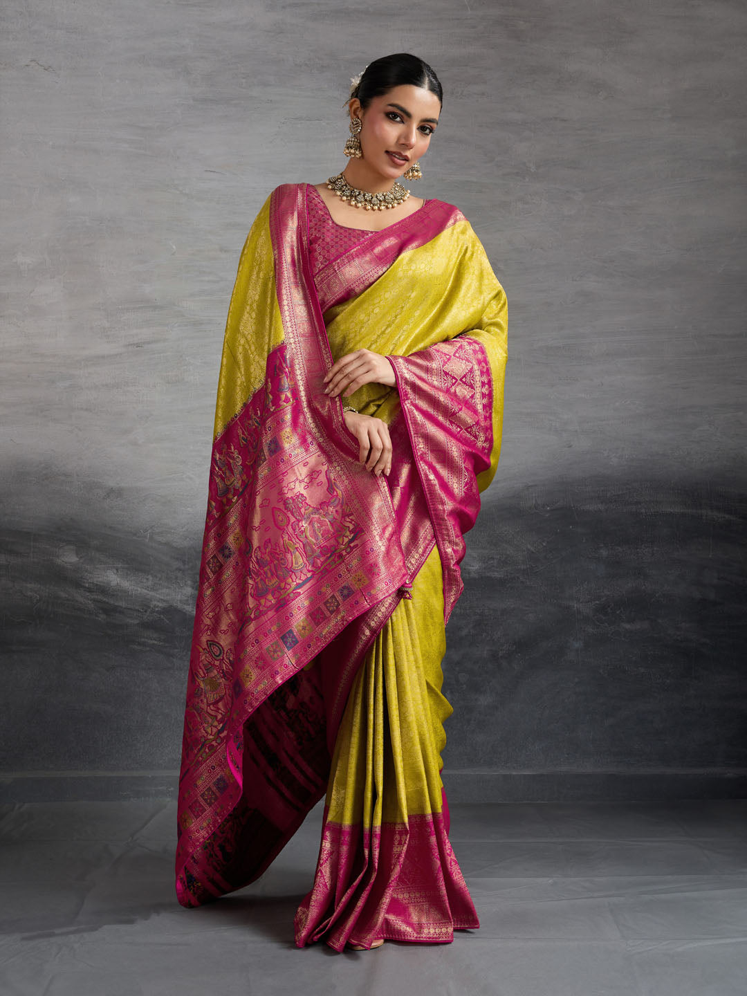 Woven Design Kanjivaram Silk Saree
