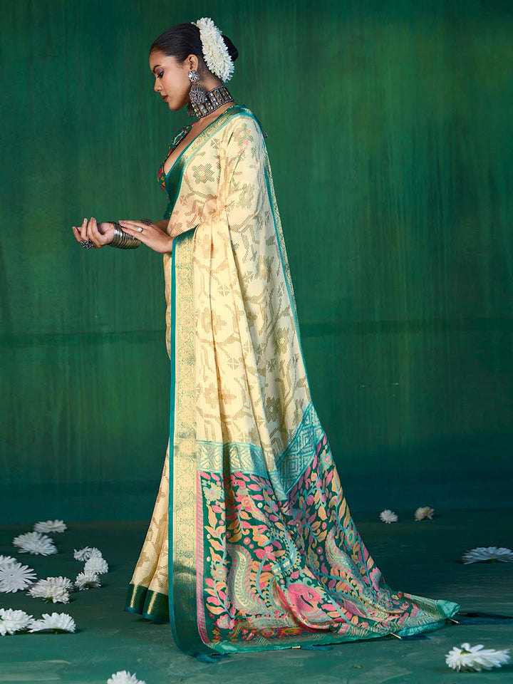 Bandhani Printed Georgette Saree