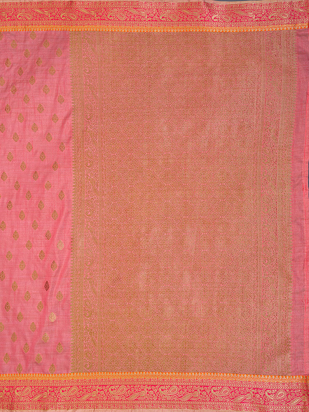 Zari Jaal Cotton Woven Saree