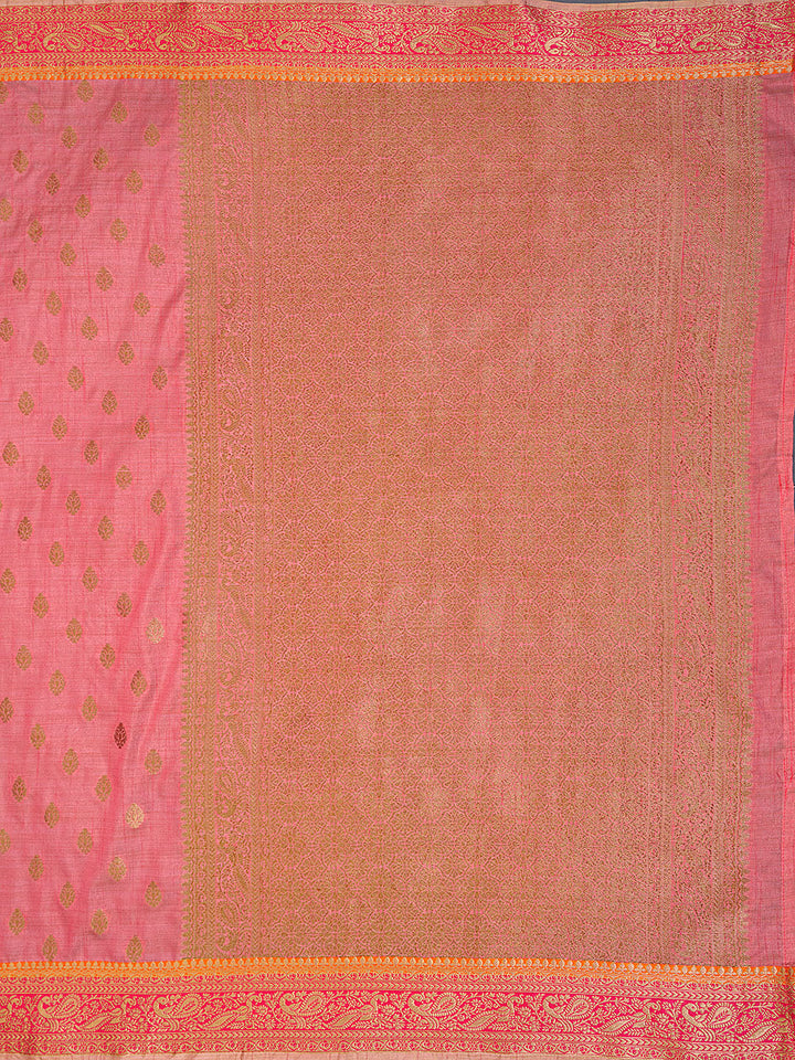Zari Jaal Cotton Woven Saree