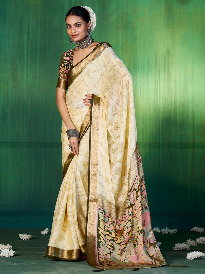 Bandhani Printed Georgette Saree