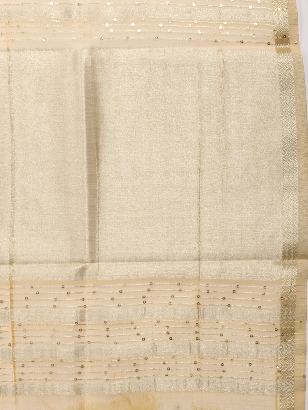 Plain Zari Border Organza Saree