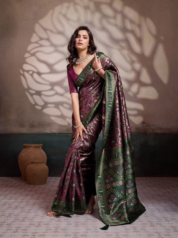 Woven Design Banarasi Silk Saree