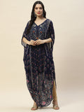 Digital Print Georgette Kaftan Kurta