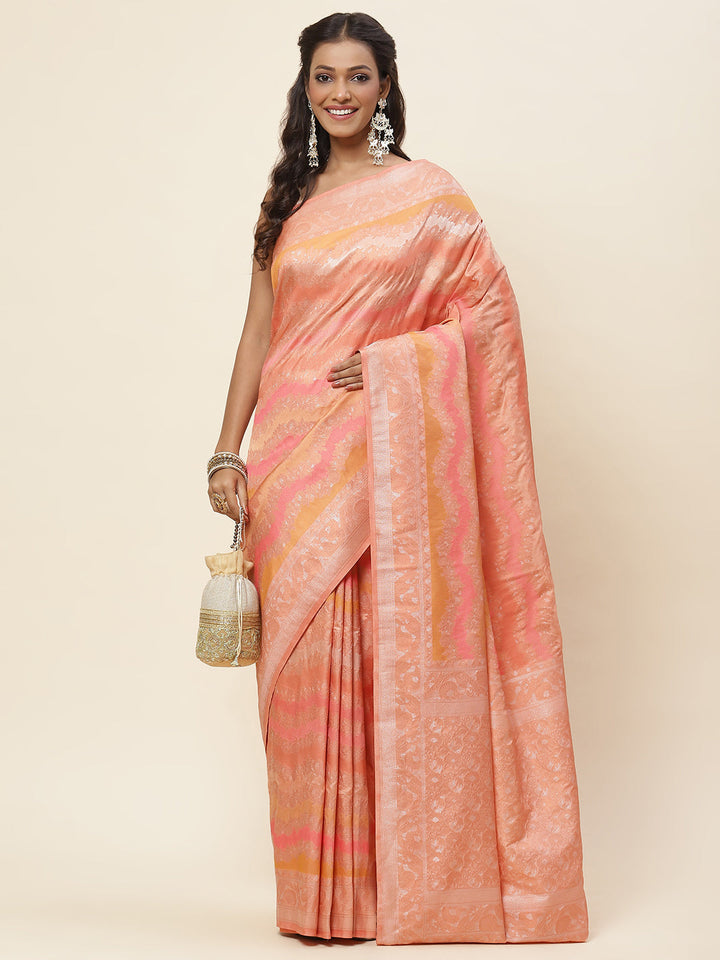 Zari Jaal Woven Handloom Saree