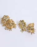 Beautiful Gold Plated with White Stone Jhumki
